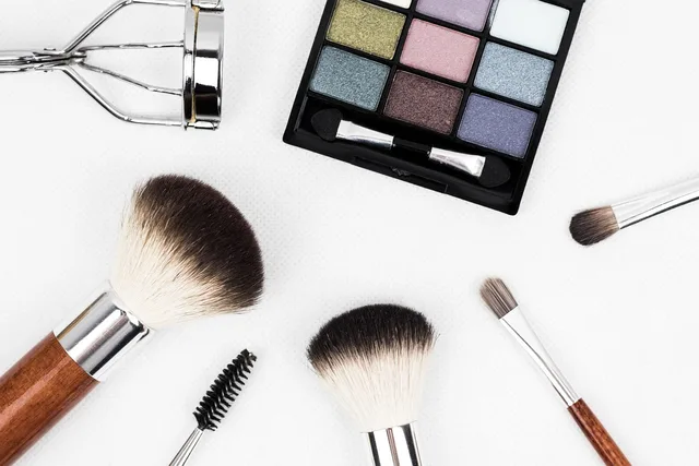 makeup brushes, makeup, brushes, cosmetics, eye shadow, bristles, beauty, eyelash curler, flat lay, composition, makeup, makeup, makeup, makeup, makeup, cosmetics, cosmetics, beauty. AI tools for beauty creator partnerships versus a slower manual approach