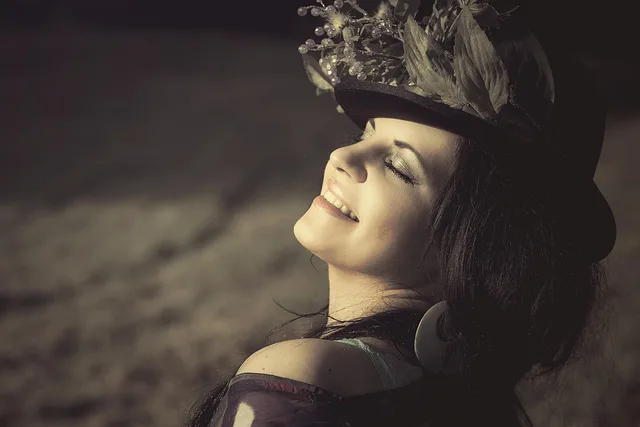 beauty, woman, flower hat, cap, cosmetics, happiness, feeling, hair, hair styling, black hair, brunette, imagination, portrait, face, beautiful, girl, enjoyment of life, young, healthy, smile, happy, pleasure, joyful, wellness, beauty queen, happiness, happiness, imagination, smile, smile, smile, smile, smile, happy, happy, happy, happy. Which creator to rebook: beauty partnerships key metrics for renewals