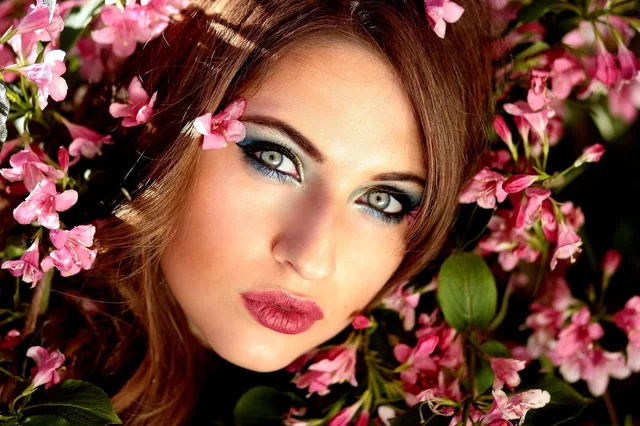 woman, beauty, flowers, face, makeup, glamour, spring, beautiful flowers, beautiful, pretty, attractive, girl, female, flower wallpaper, nature, flower background, pose, model, portrait. How to review a launch with beauty influencers before signing