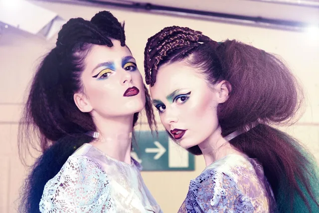 backstage, model, beauty, hairstyle, avant garde, hair, face, makeup, hairshow, event, fashion, fashion design, colourful makeup, stage show, professional hair, beautiful woman, professional model, fashion styling, backstage, backstage, hairstyle, avant garde, avant garde, fashion, fashion, fashion, fashion design, fashion design, fashion design, fashion design, fashion design. Fashion influencers: planning London Fashion Week briefs